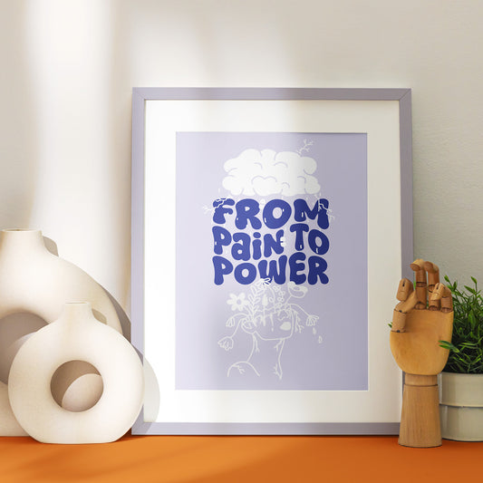 Poster From pain to power