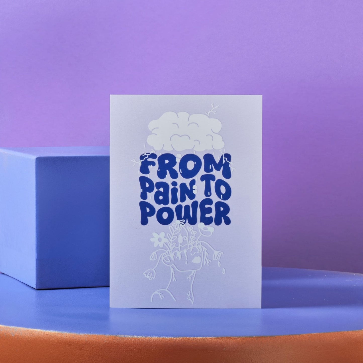 Postkarte From pain to power