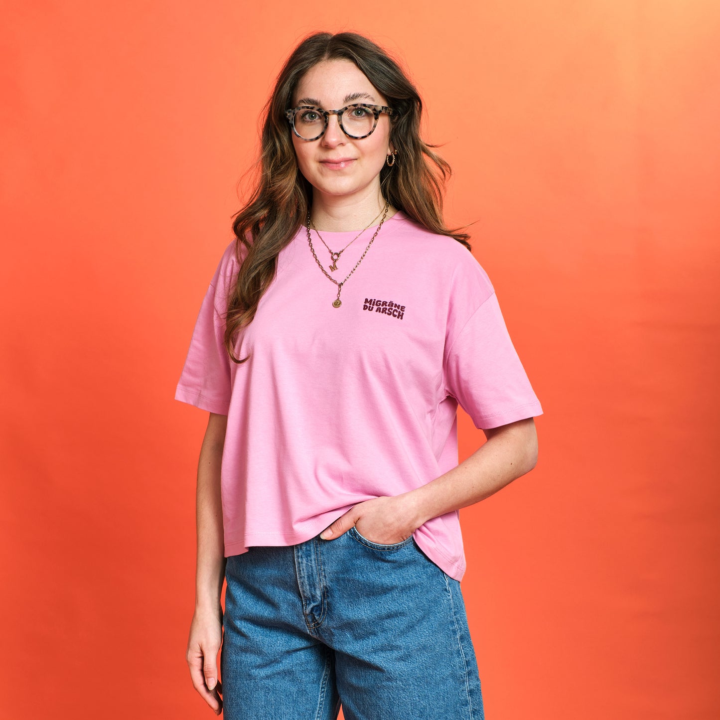 Boxy T-Shirt - "Cluster du Arsch"