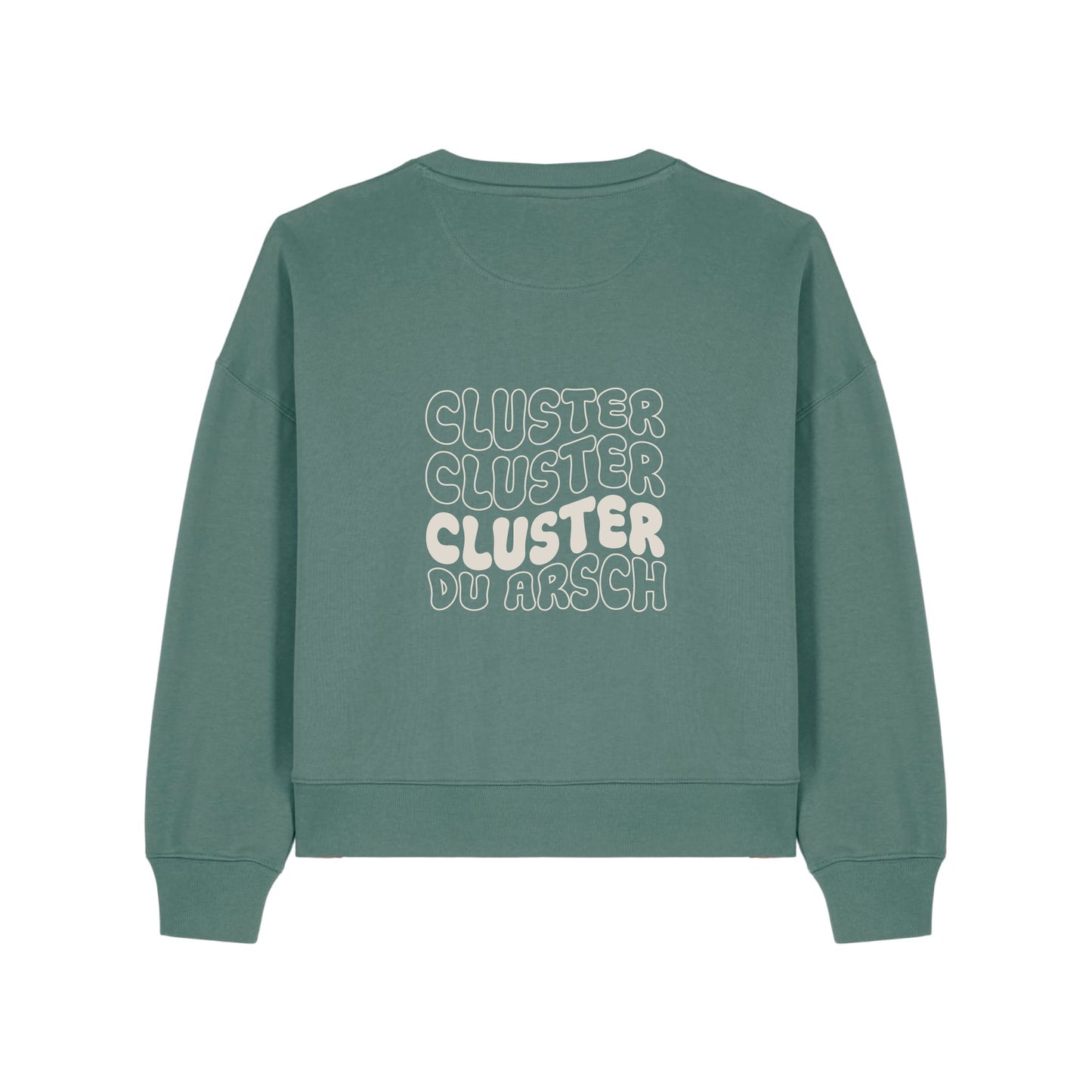 Sweatshirt "Cluster du Arsch"